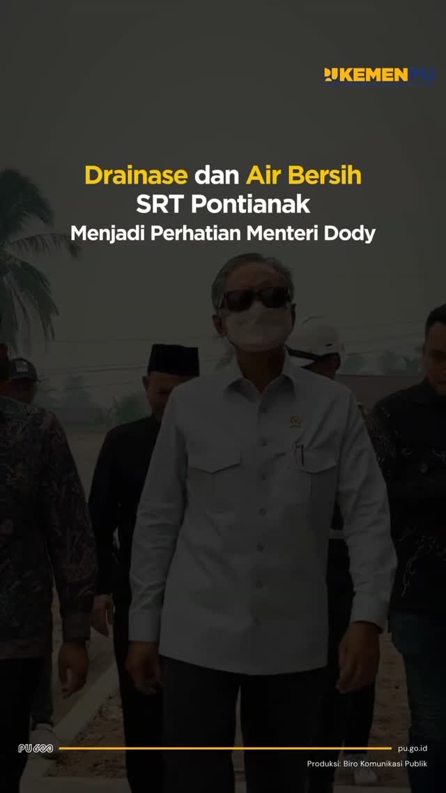 repost kementerianpu - Sekolah Rakyat bukan hanya soal ruang kelas. Drainase yang lancar dan air bersih yang layak juga