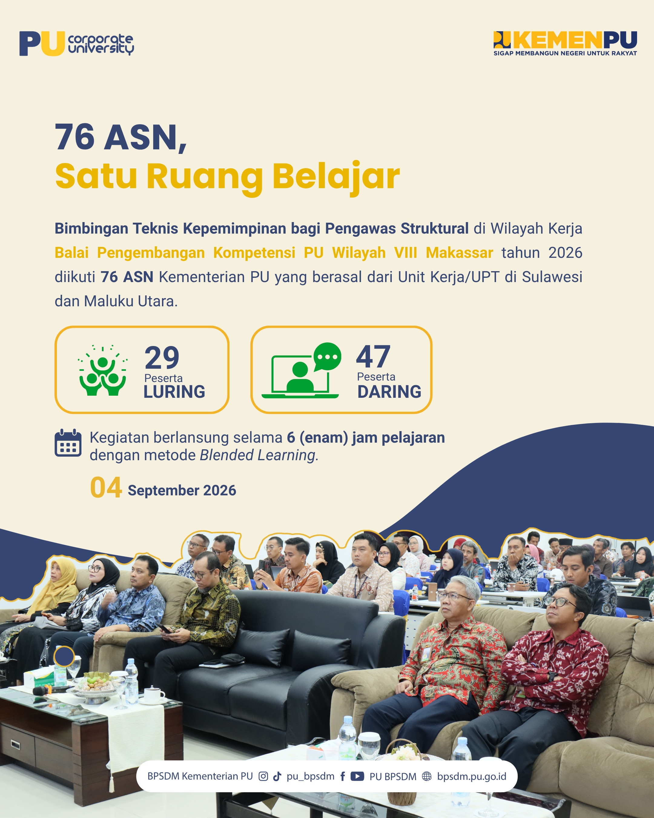 Pemimpin yang kuat, tim yang bergerak, pelayanan yang berdampak.