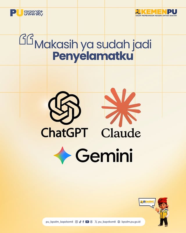 📚 Terus belajar, terus berkembang bersama KLOP PU!
