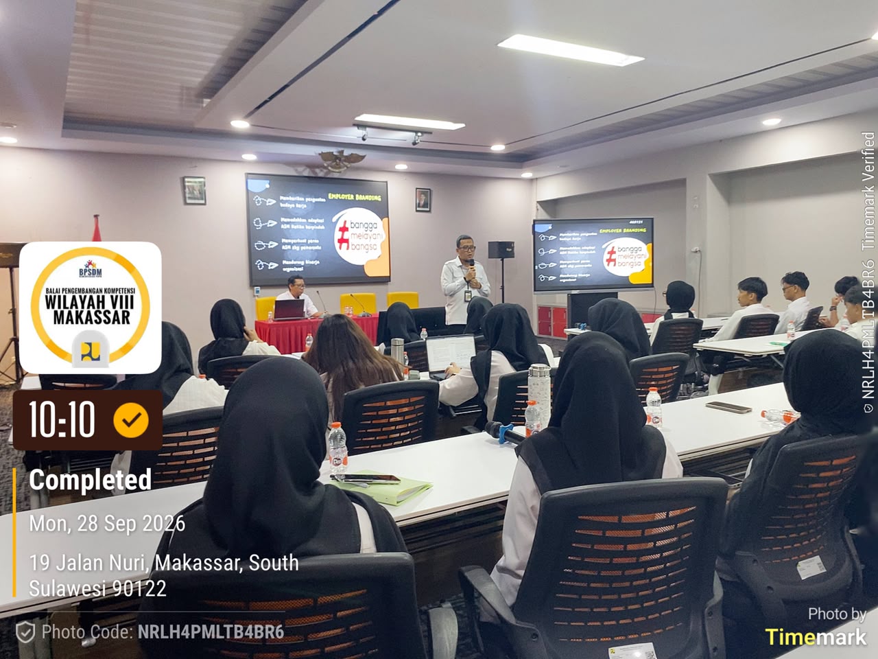 Giat Sosialisasi Penguatan Budaya Kerja BerAKHLAK Bagi Peserta Magang HUB Batch 1&2 2026