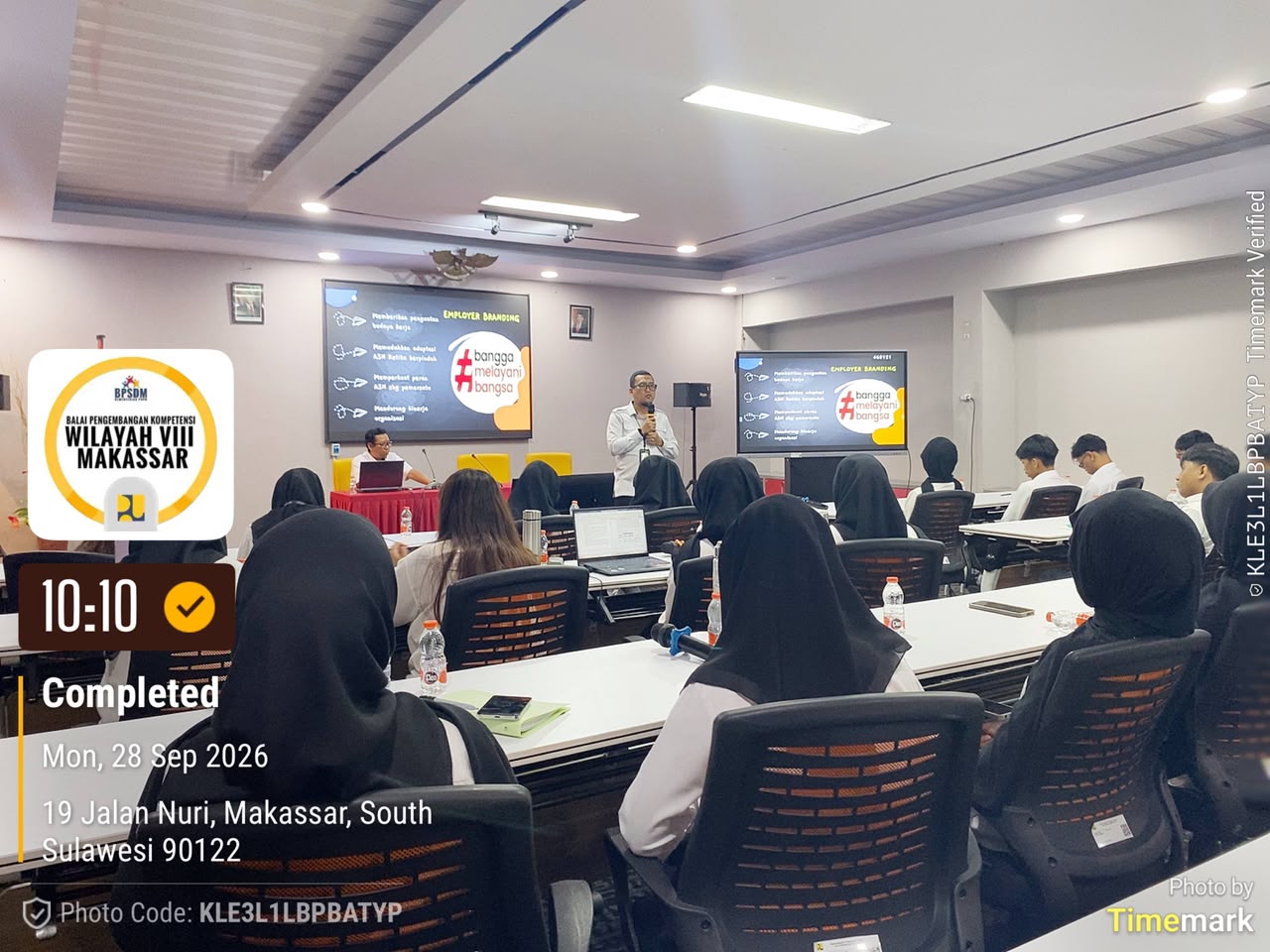 Giat Sosialisasi Penguatan Budaya Kerja BerAKHLAK Bagi Peserta Magang HUB Batch 1&2 2026