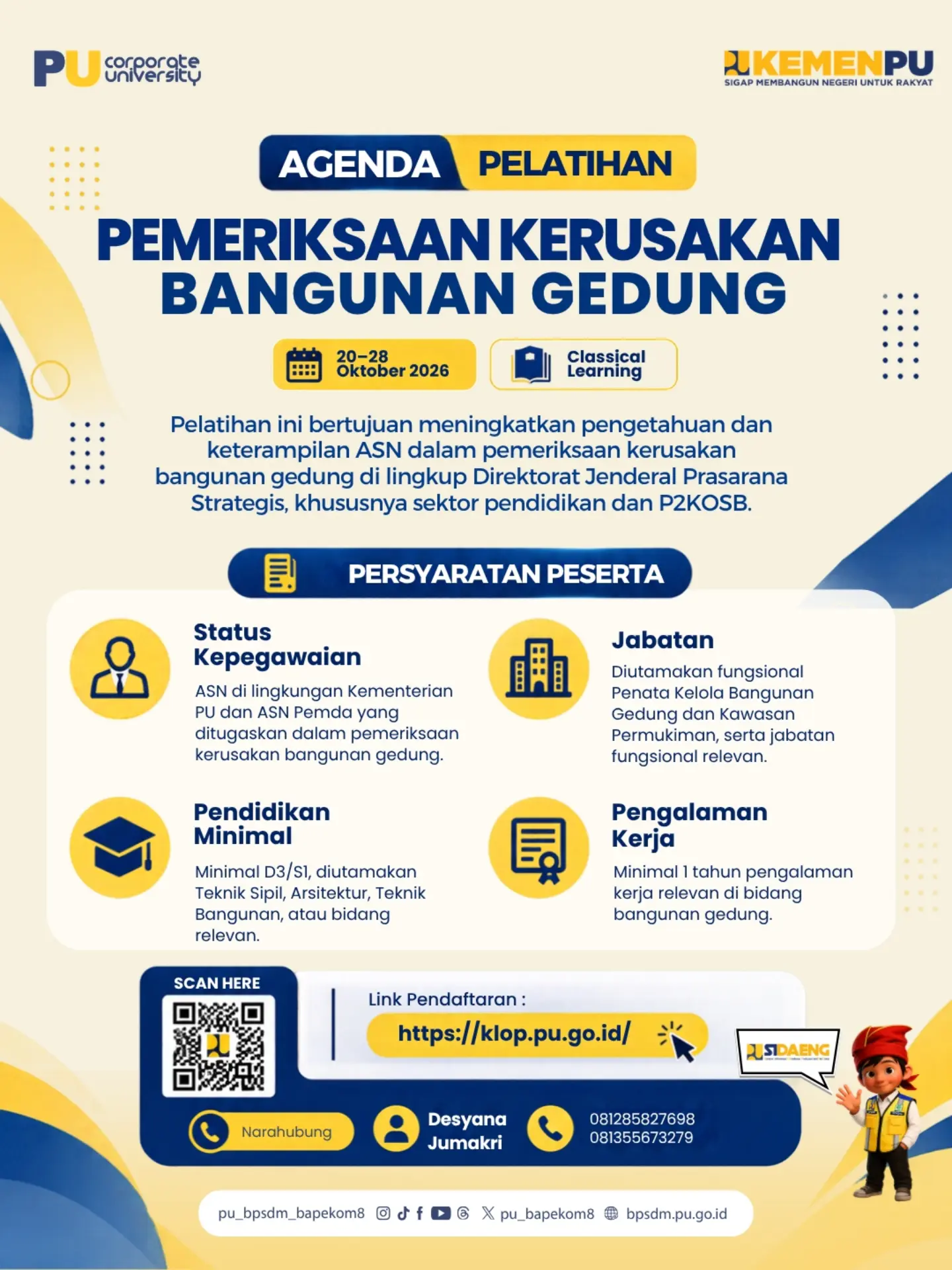 PEMERIKSAAN KERUSAKAN BANGUNAN GEDUNG