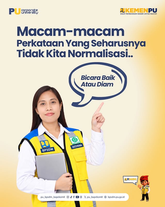 Kedengarannya biasa, tapi bukan berarti benar❗Yuk, mulai berani mengubah kebiasaan, menjaga ucapan,...