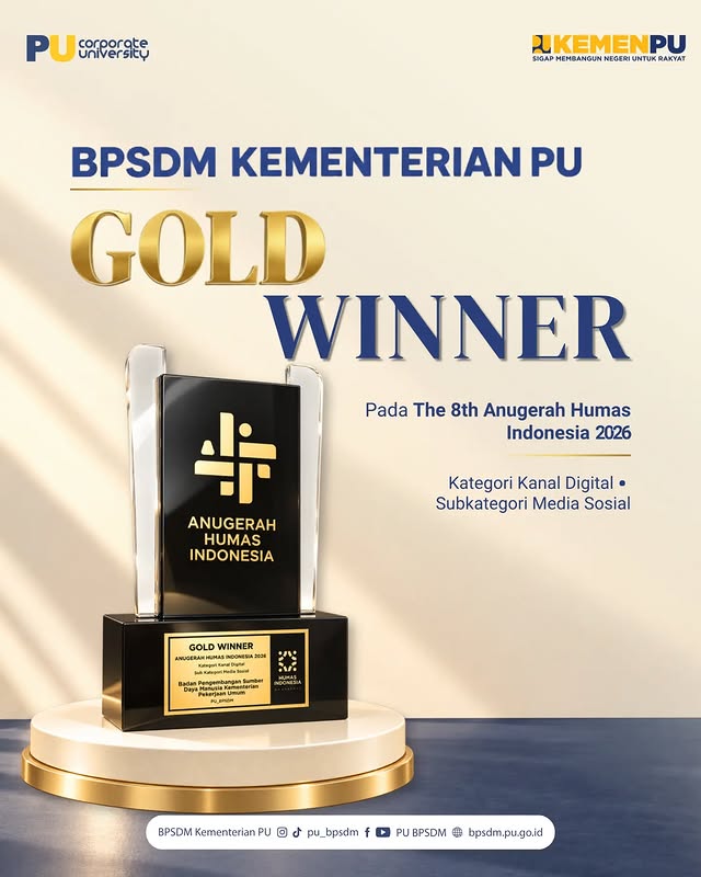 Ada kabar membanggakan dari @pu_bpsdm! 🏆✨