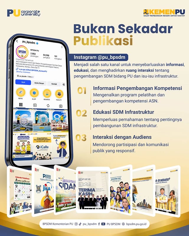 Ada kabar membanggakan dari @pu_bpsdm! 🏆✨