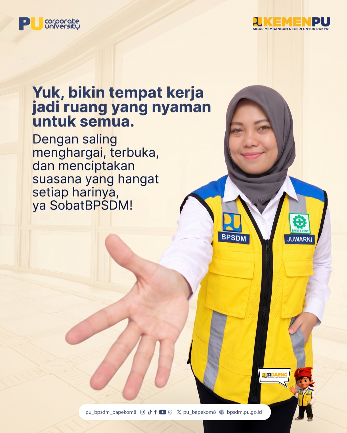 Jadilah pribadi yang tetap ramah kepada siapa pun, tanpa memandang status, penampilan, jabatan, atau...