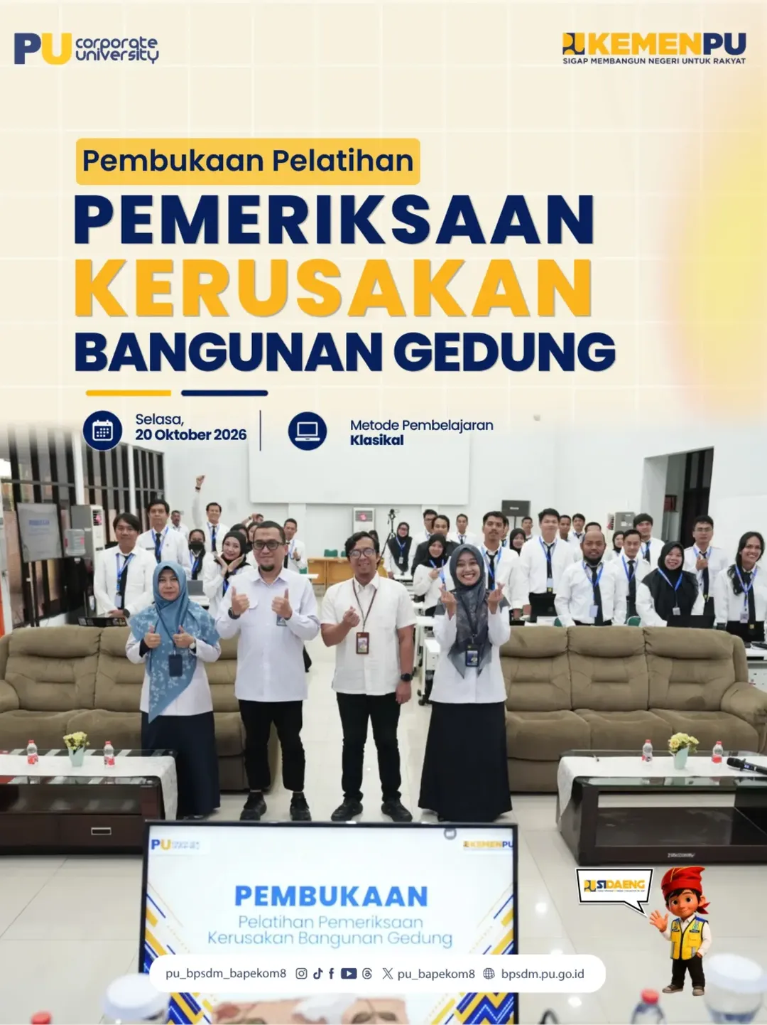 🏗️ Pembukaan Pelatihan Pemeriksaan Kerusakan Bangunan Gedung